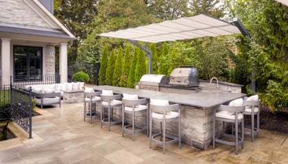Freestanding Retractable Canopy